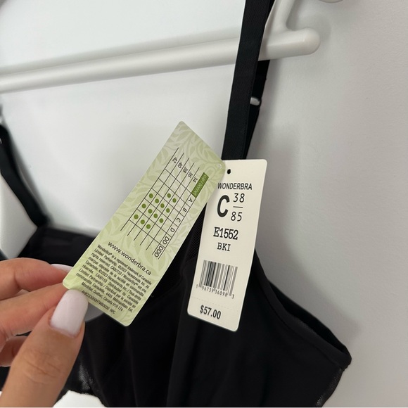 Wonderbra Womens EcoPure Everyday Essential Comfort Underwire Bra size 38 C - Picture 7 of 11